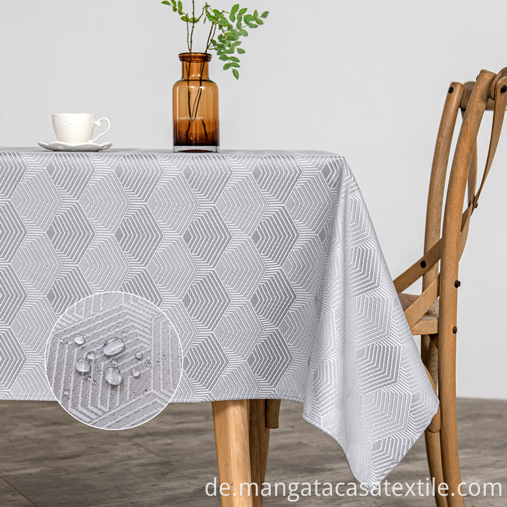 Table cloths rectangle gray1